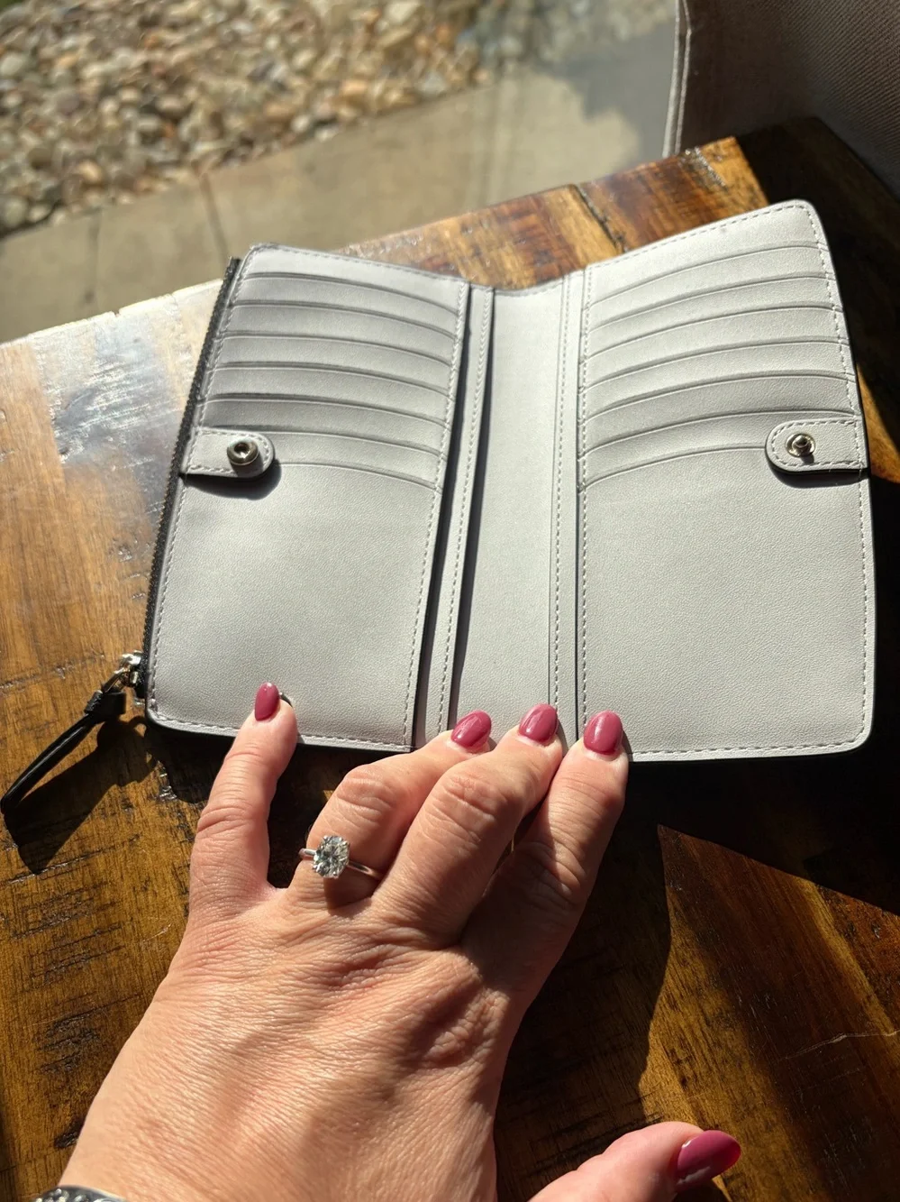 kate spade Knott wallet.